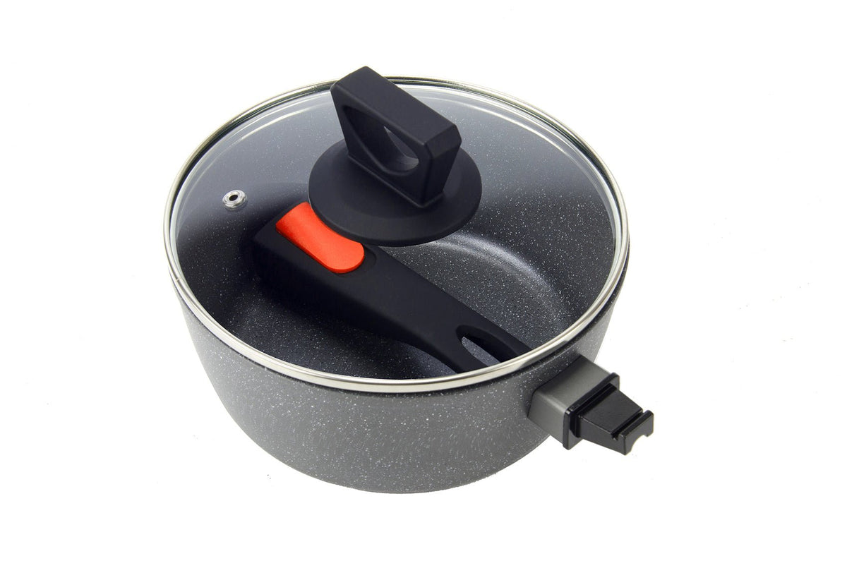 Wildtrak 18cm Non-stick Induction Safe Saucepan with Detachable Handle - view 8