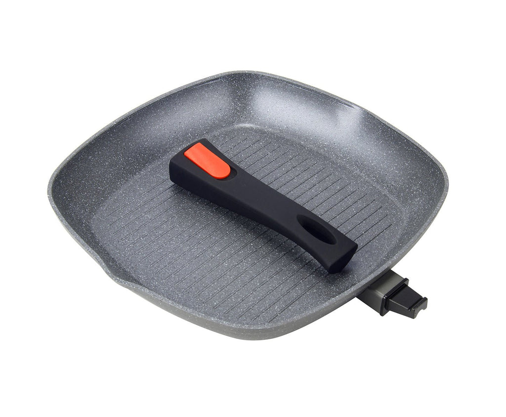 Wildtrak Non-stick Induction Safe Grill Pan with Detachable Handle 28cm - view 11
