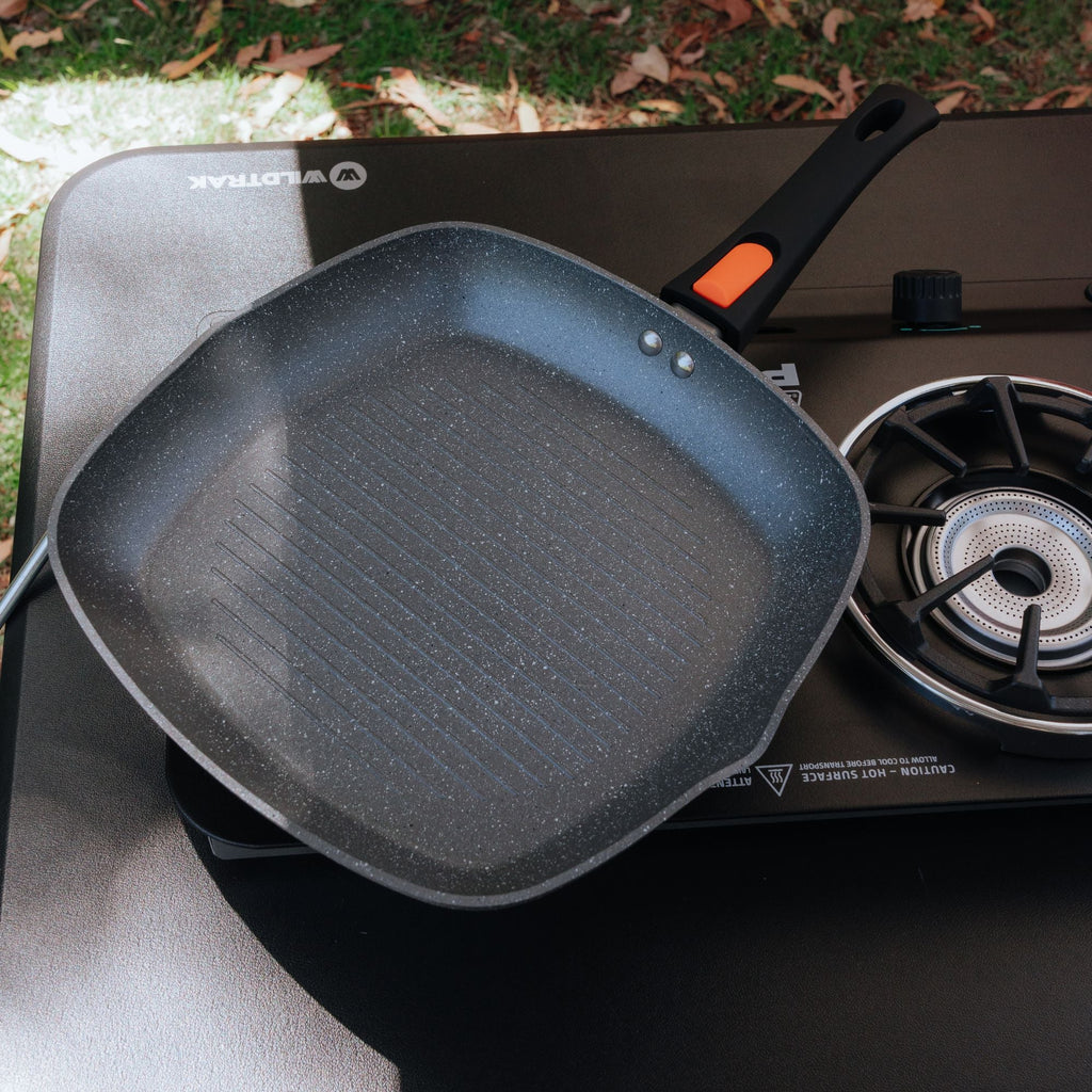 Wildtrak Non-stick Induction Safe Grill Pan with Detachable Handle 28cm - view 3
