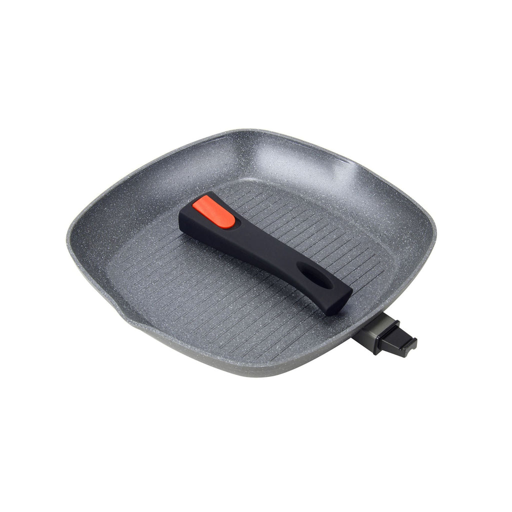 Wildtrak Non-stick Induction Safe Grill Pan with Detachable Handle 28cm - view 4