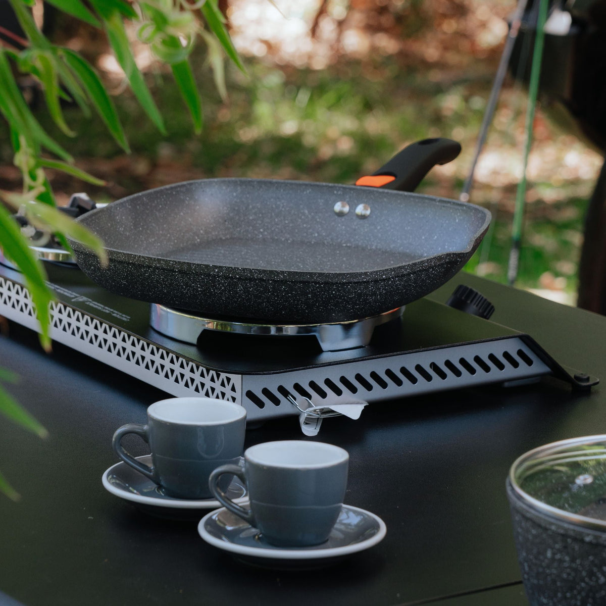 Wildtrak Non-stick Induction Safe Grill Pan with Detachable Handle 28cm - view 6