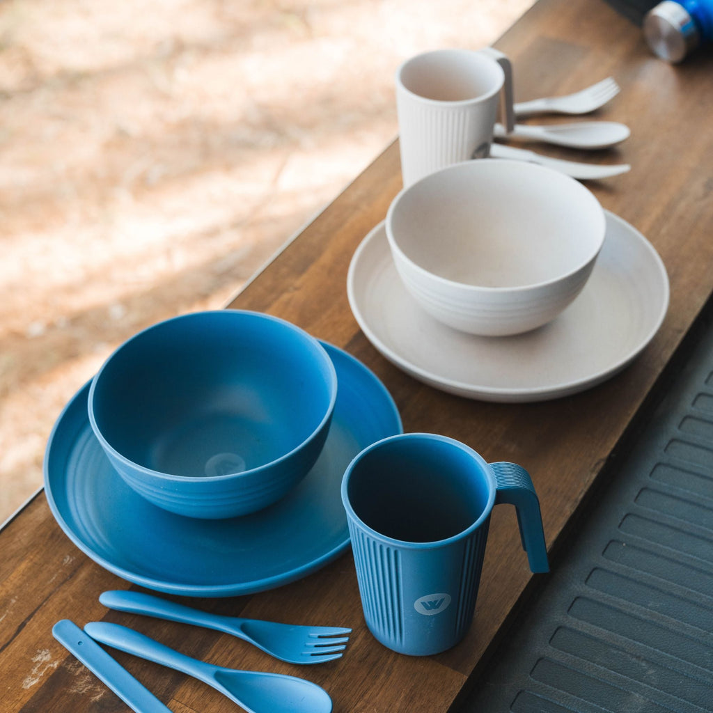 Wildtrak Wheat Straw Cup with Handle 350ml – Beige or Blue - view 5
