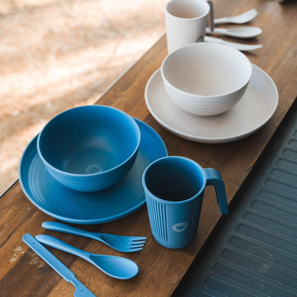 Wildtrak Wheat Straw Cup with Handle 350ml – Beige or Blue - view 7