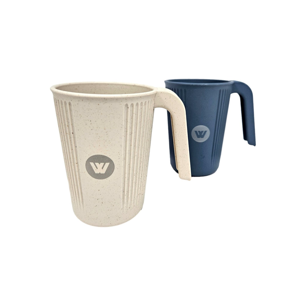 Wildtrak Wheat Straw Cup with Handle 350ml – Beige or Blue - view 8