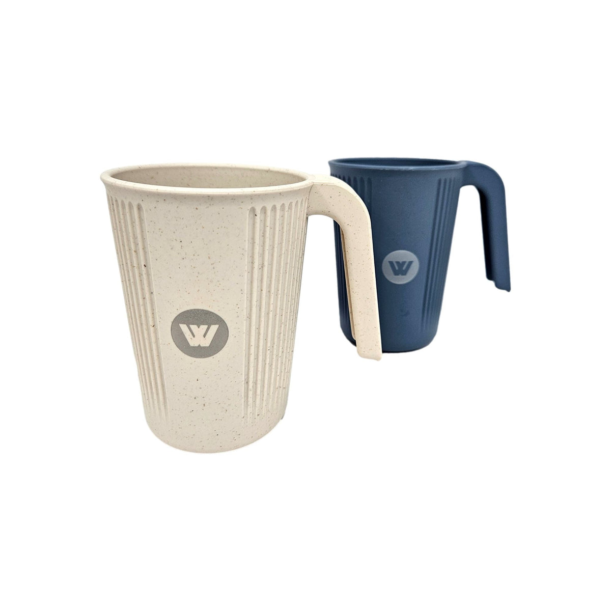 Wildtrak Wheat Straw Cup with Handle 350ml – Beige or Blue - view 8