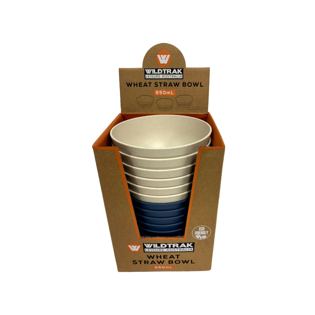 Wildtrak Wheat Straw Bowl 650ml – Beige or Blue - view 12