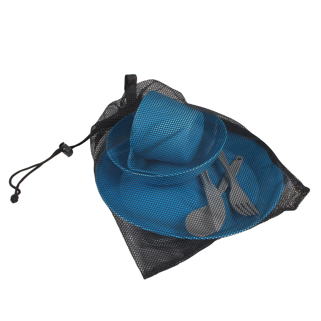 6 Piece KIDS Camp Dinner Set with Storage Bag, Lightweight, Great for kids, School Camps - view 2