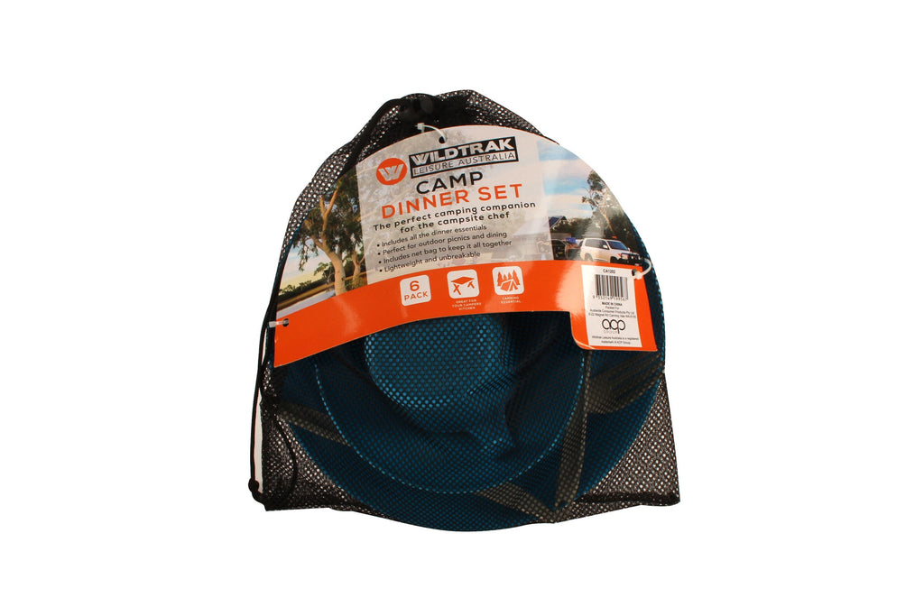 6 Piece KIDS Camp Dinner Set with Storage Bag, Lightweight, Great for kids, School Camps - view 3