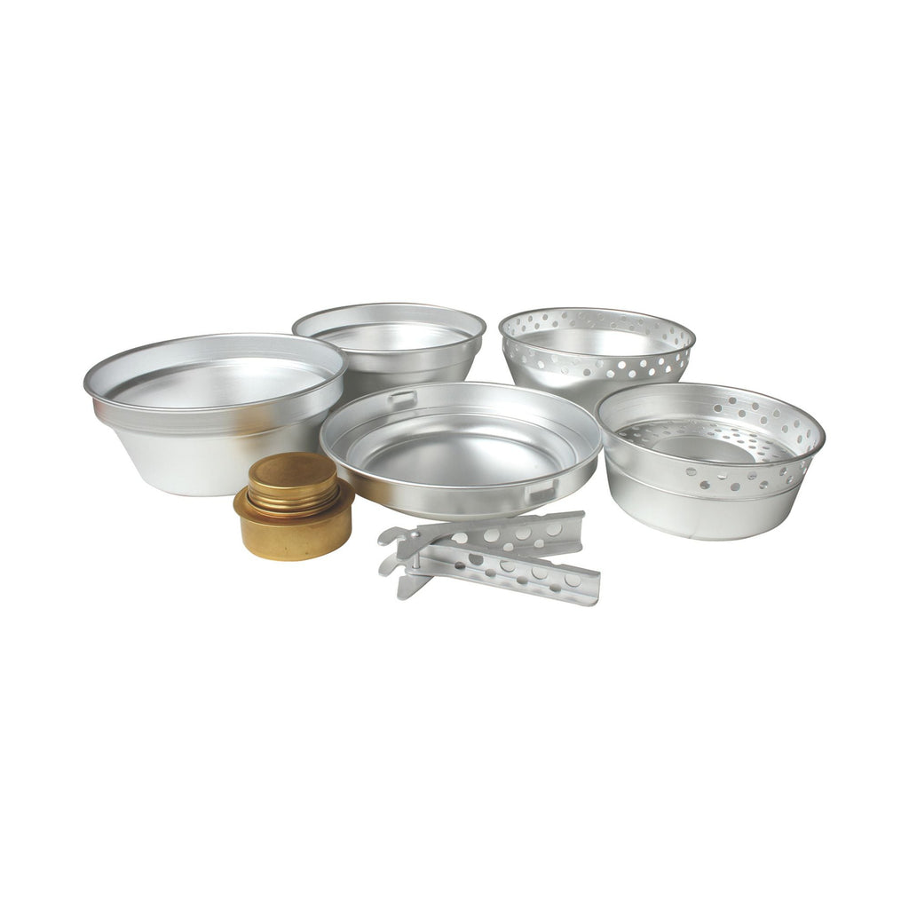 Wildtrak 8pc Aluminium Cook Set with Alcohol Burner - view 5
