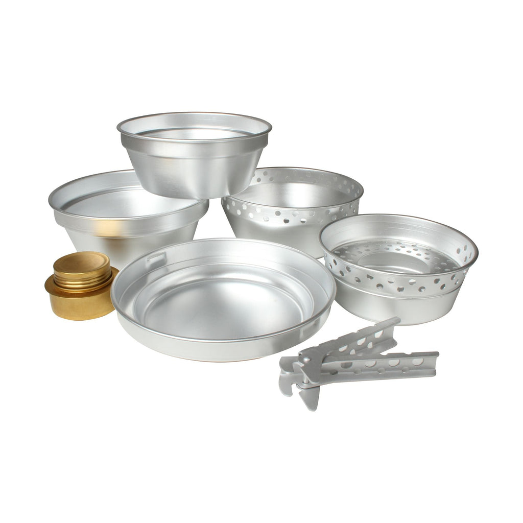 Wildtrak 8pc Aluminium Cook Set with Alcohol Burner - view 6