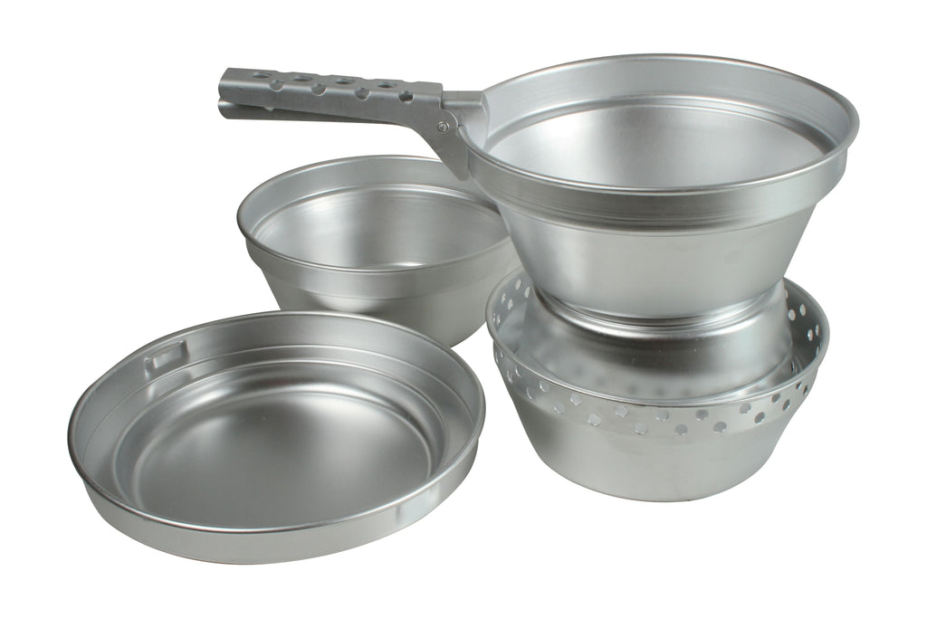 Wildtrak 8pc Aluminium Cook Set with Alcohol Burner - view 13