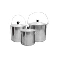 Wildtrak 3pc Aluminium Billy Can Set with Handles