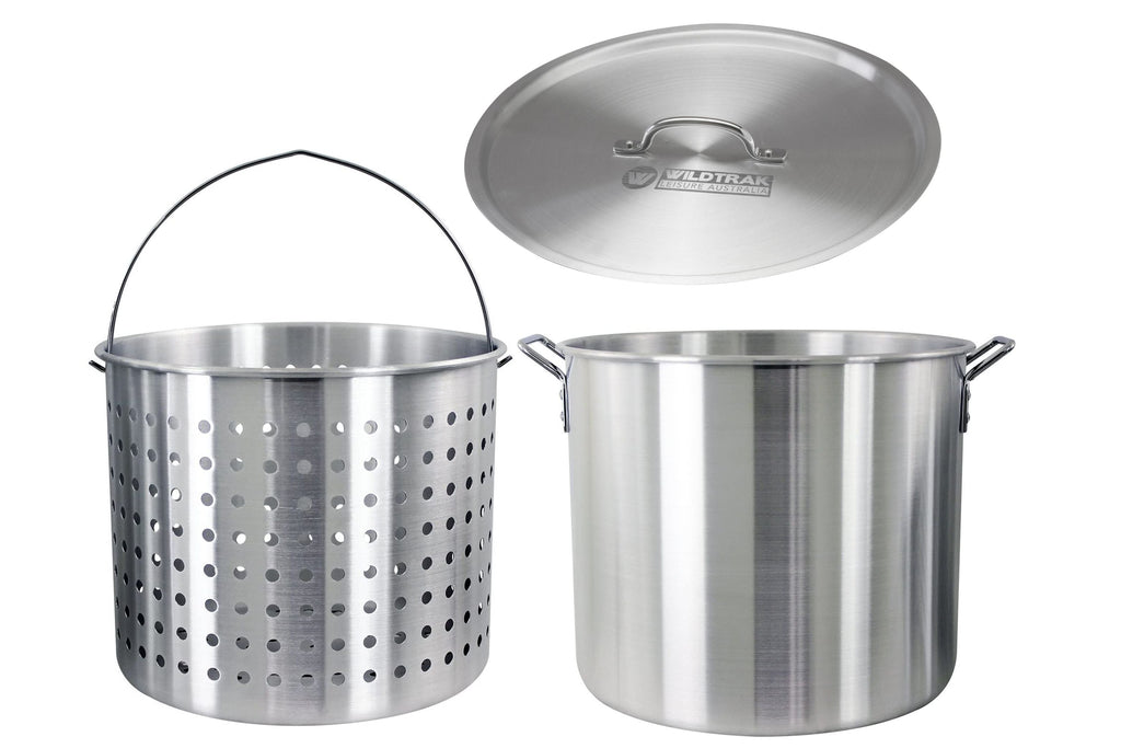 Wildtrak Aluminium Crab Cooker Stock Pot 40L with Basket, Handles, Lid and Strainer - view 9