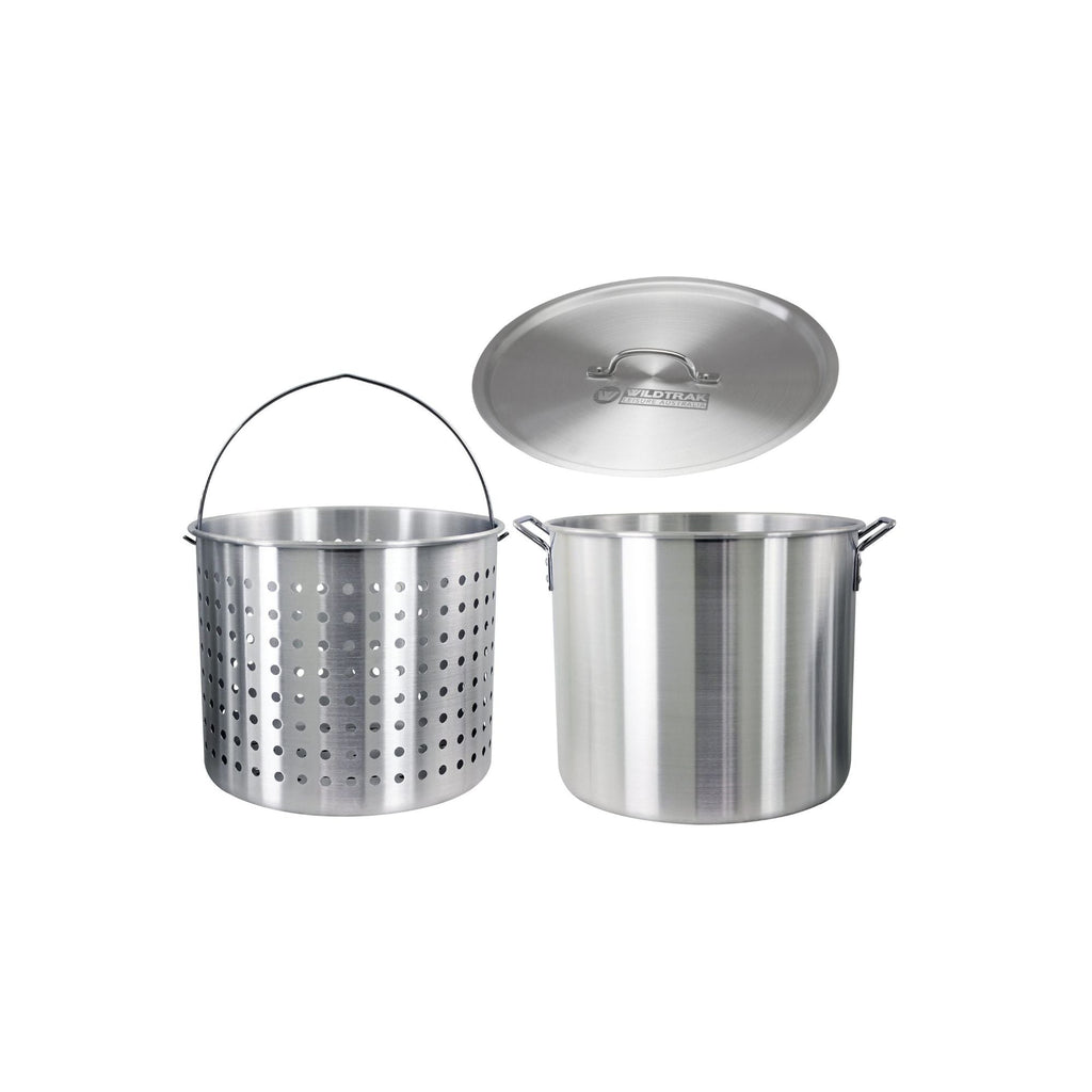 Wildtrak Aluminium Crab Cooker Stock Pot 40L with Basket, Handles, Lid and Strainer - view 3