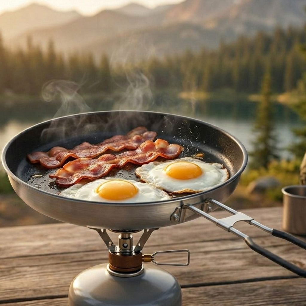 Wildtrak Aluminium Non-stick Frying Pan with Folding Handle 30.5cm - view 3