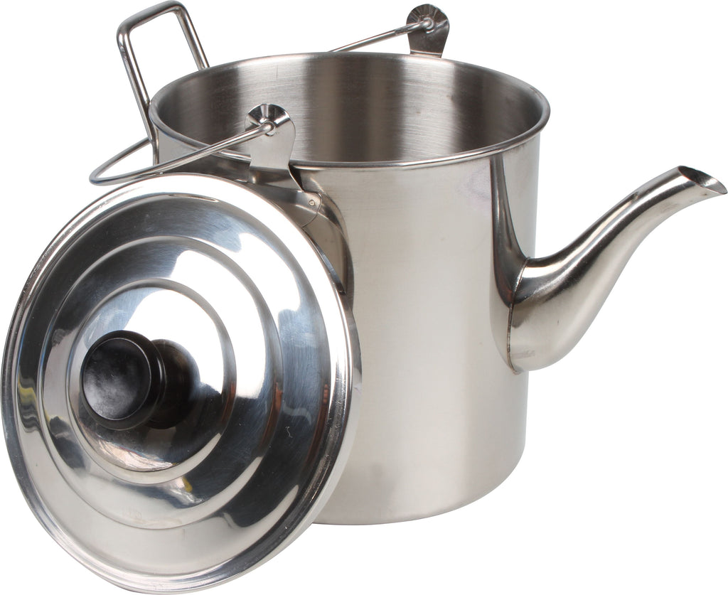 Wildtrak 2.8L Stainless Steel Billy Teapot with Handle and Lid - view 6