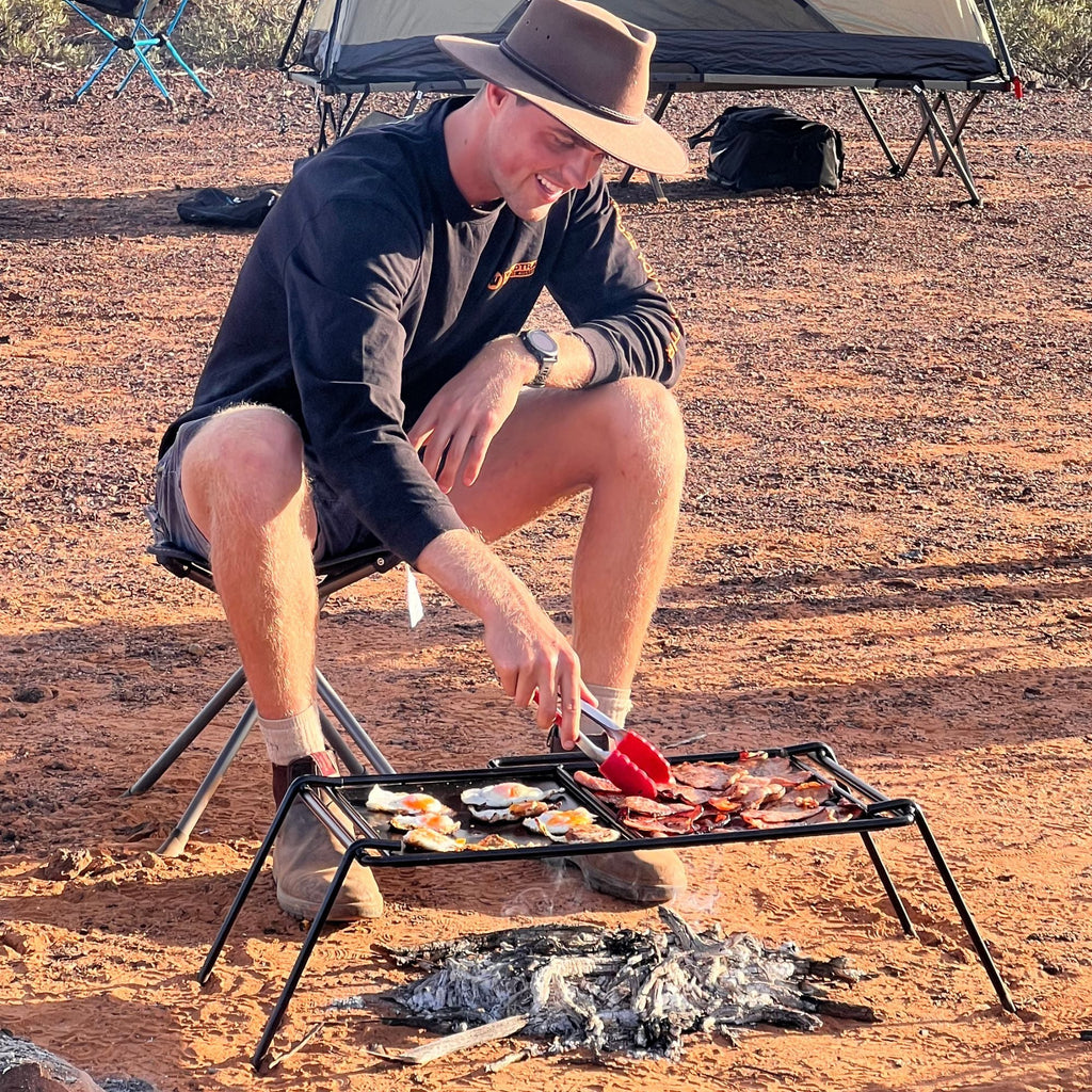 Wildtrak Large Flat Plate and Grill Camp Cooker with Carry Bag 65x42.5cm - view 4