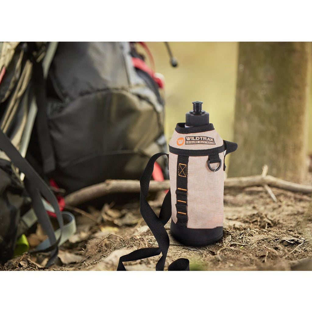 Wildtrak 1L Hydration Water Bottle with Removable Insulated Wrap Sipper Cap and Shoulder Strap - view 5
