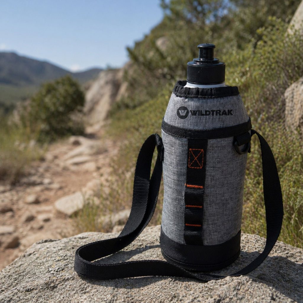 Wildtrak 1L Hydration Water Bottle with Removable Insulated Wrap Sipper Cap and Shoulder Strap - view 3
