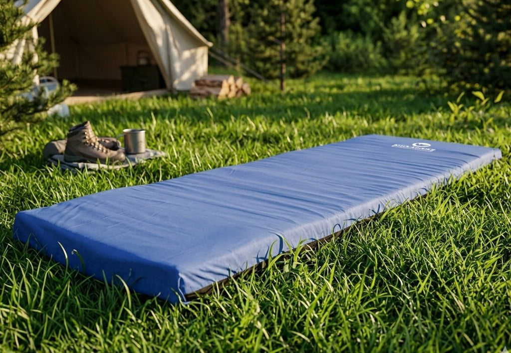 Wildtrak Single 50mm Open Cell Camping Mat 190 x 60 x 5cm, Blue - view 4