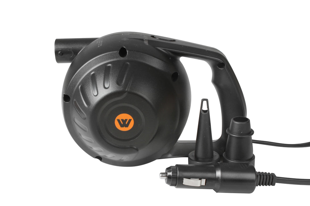 Wildtrak 12V Portable Electric Air Pump, Low Noise, Inflate/Deflate - view 9