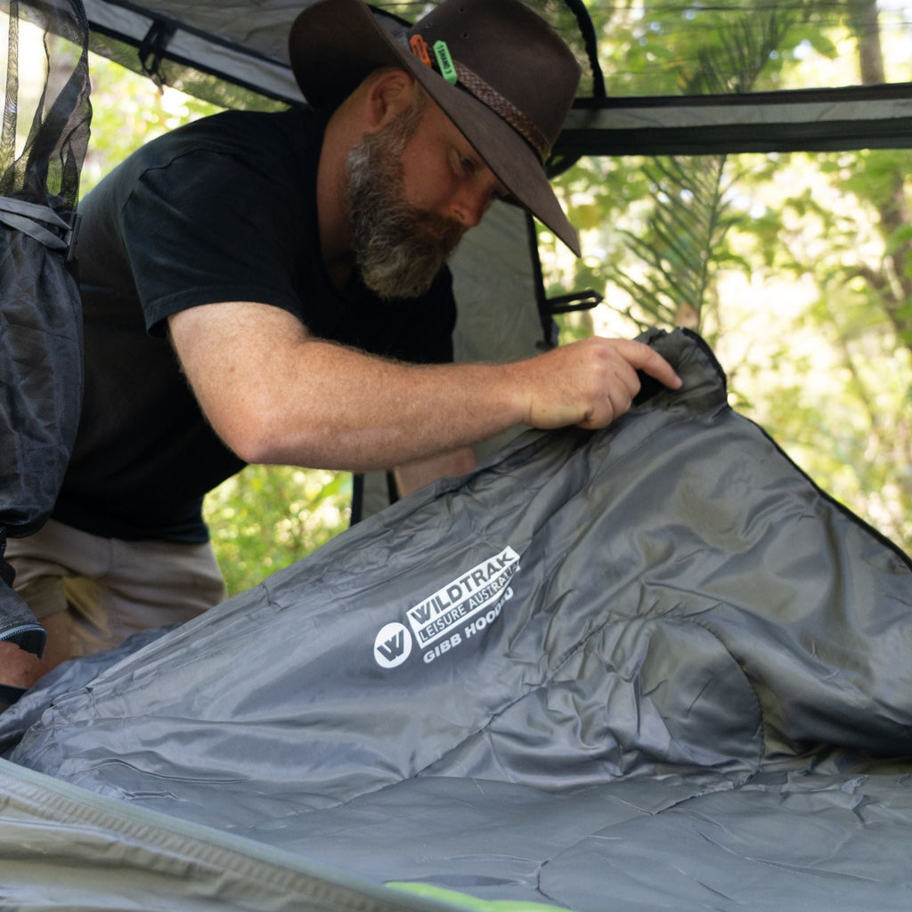 Wildtrak +10°C to +15°C Gibb Hooded Sleeping Bag, 70 x 215cm - view 2