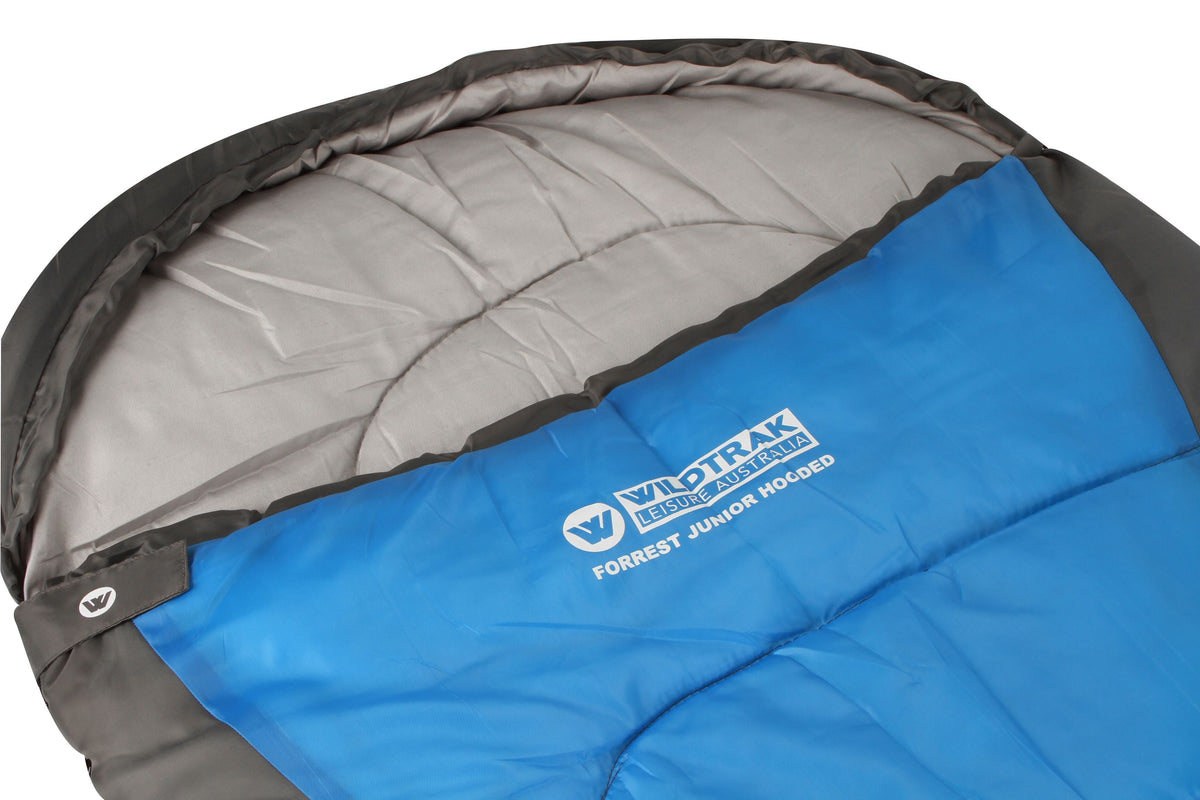 Wildtrak +5°C to +10°C Forrest Junior Kids/Youth Hooded Sleeping Bag, 65 x 205cm - view 9