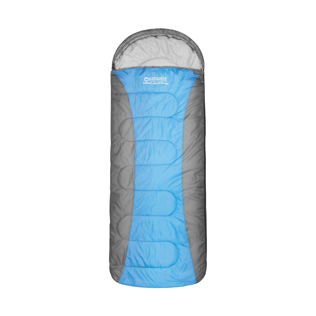 Wildtrak +5°C to +10°C Forrest Junior Kids/Youth Hooded Sleeping Bag, 65 x 205cm