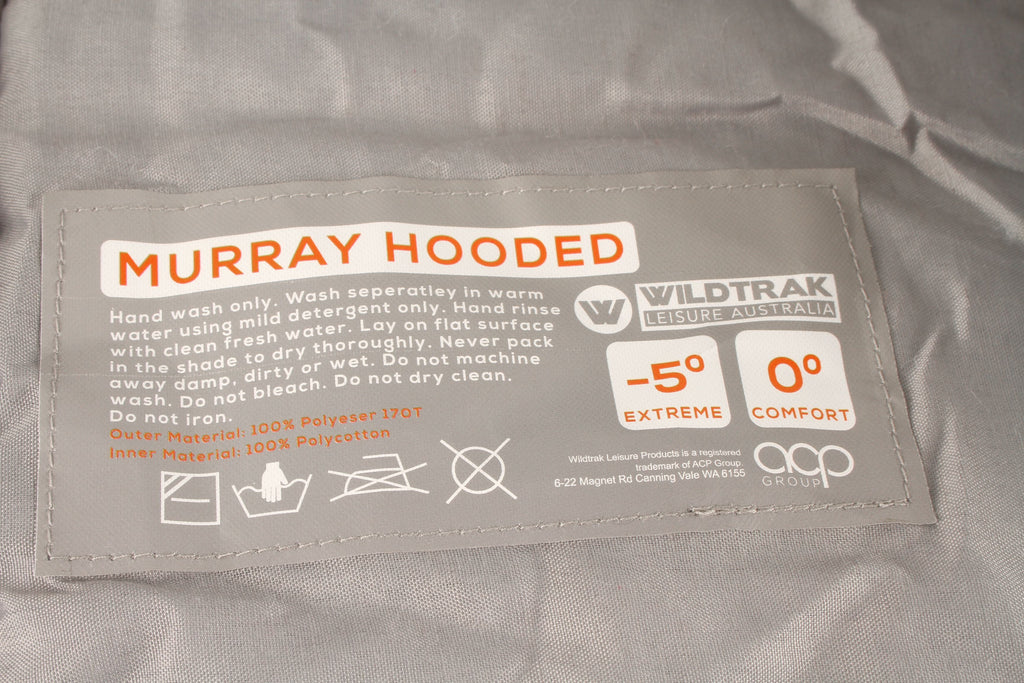Wildtrak -5°C to -0°C Murray Hooded Sleeping Bag, 80 x 230cm - view 22