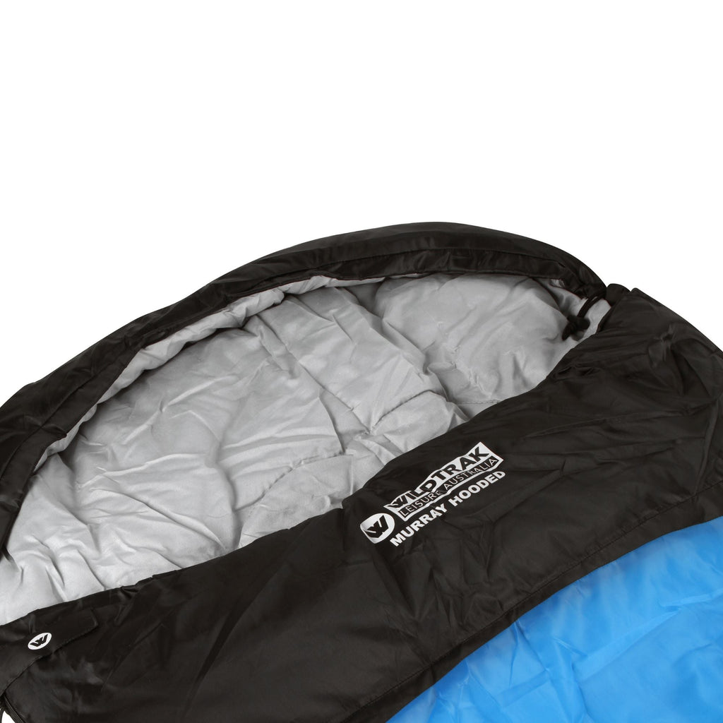 Wildtrak -5°C to -0°C Murray Hooded Sleeping Bag, 80 x 230cm - view 3