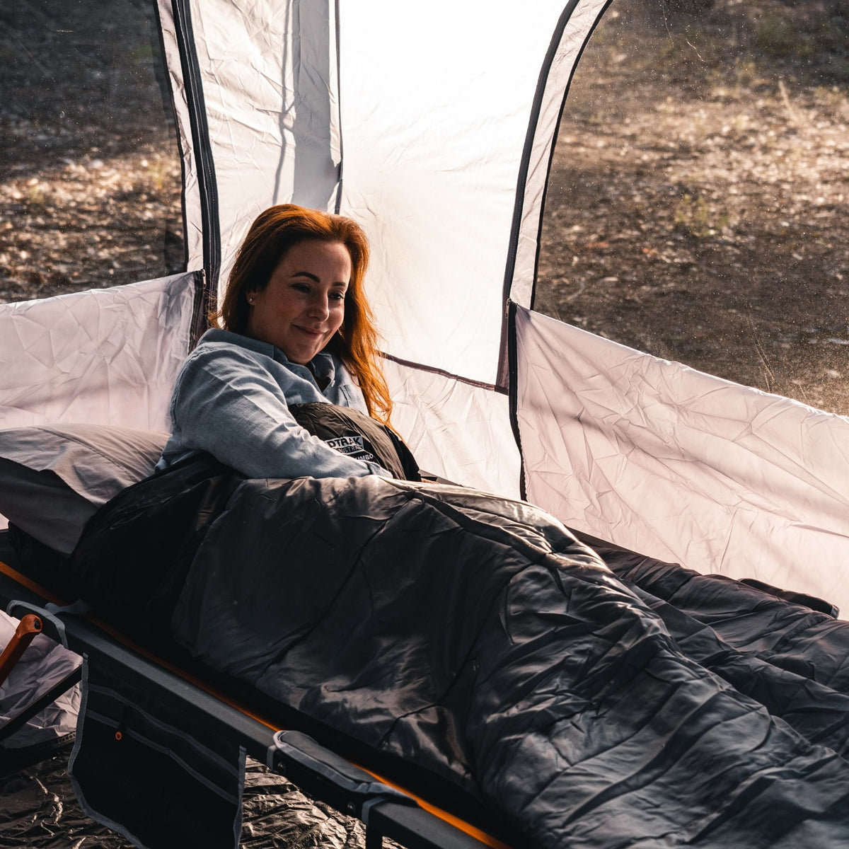 Wildtrak 0°C to -5°C Murray Jumbo Hooded Sleeping Bag, 90 x 24cm - view 2