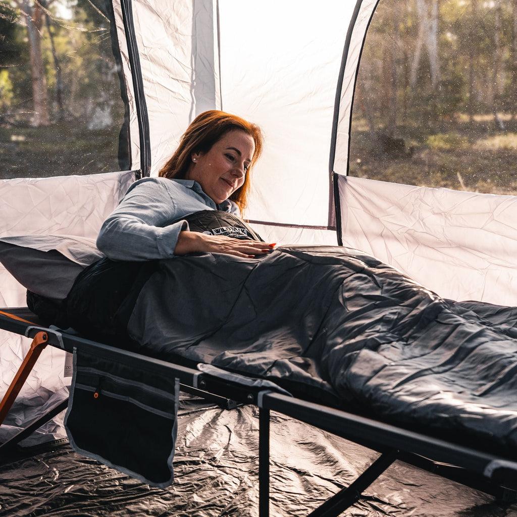 Wildtrak 0°C to -5°C Murray Jumbo Hooded Sleeping Bag, 90 x 24cm - view 9