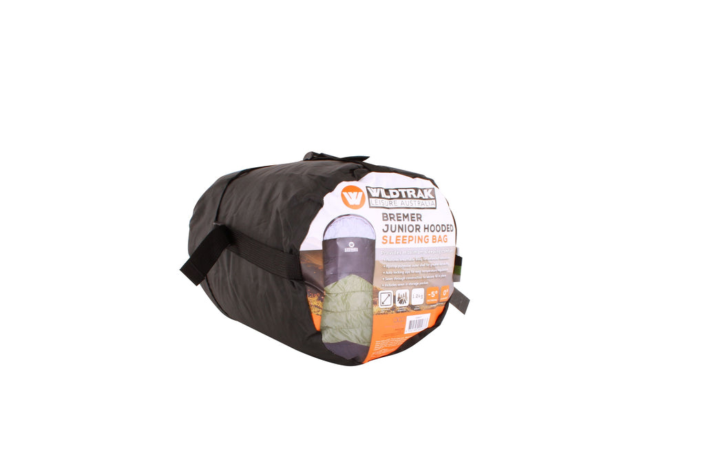 Wildtrak -5°C to 0°C Bremer Junior Kids/Youth Hooded Sleeping Bag, 65 x 170cm - view 18