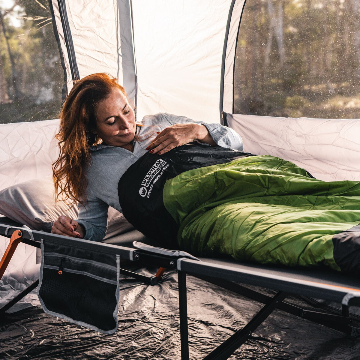 Wildtrak -5°C to 0°C Bremer Junior Kids/Youth Hooded Sleeping Bag, 65 x 170cm - view 5