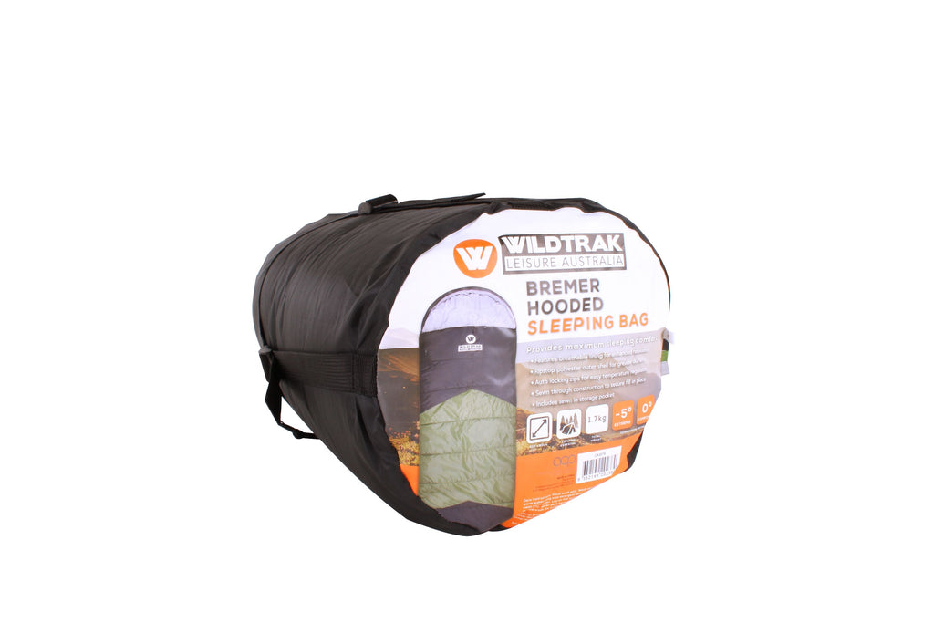 Wildtrak -5°C to 0°C Bremer Hooded Sleeping Bag, 80 x 220cm - view 17