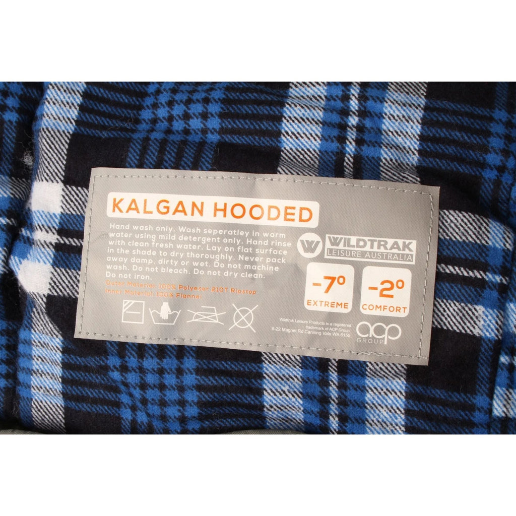 Wildtrak -2 to -7°C Kalgan Hooded Sleeping Bag, 80 x 220cm - view 7