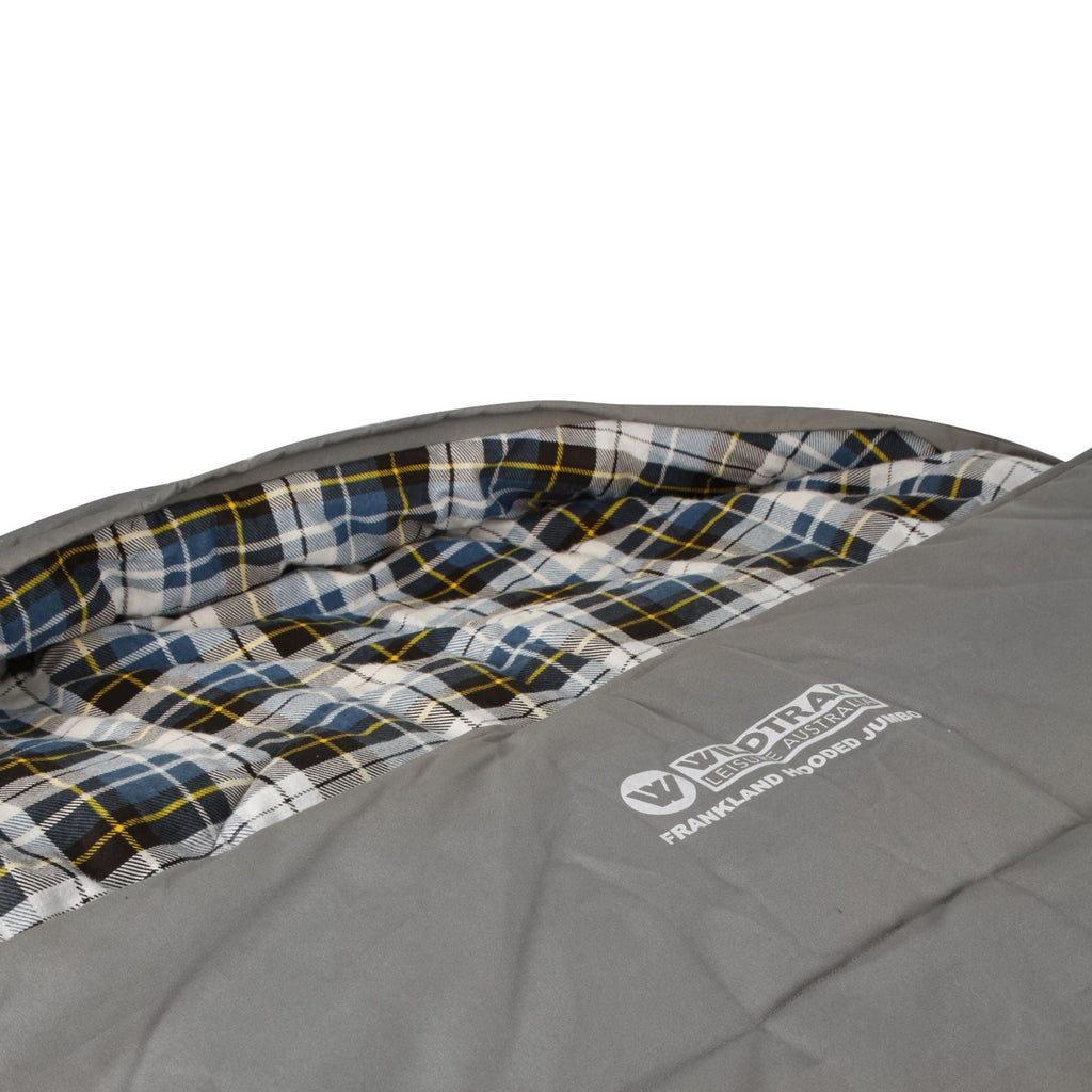 Wildtrak -2 to -7°C Frankland Jumbo Hooded Sleeping Bag, 90 x 230cm - view 3
