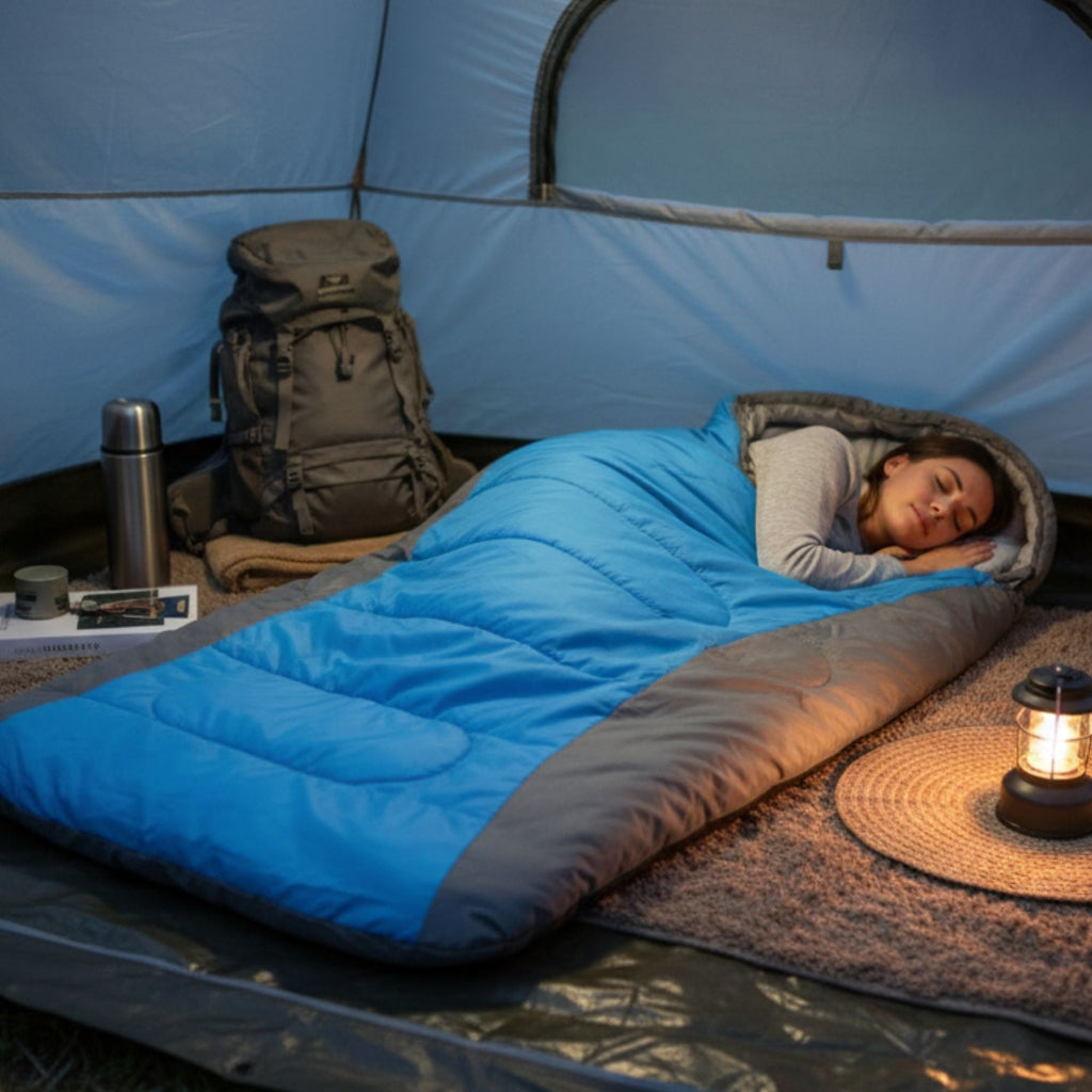 Wildtrak +5°C to +10°C Forrest Hooded Sleeping Bag, 75 x 230cm - view 4