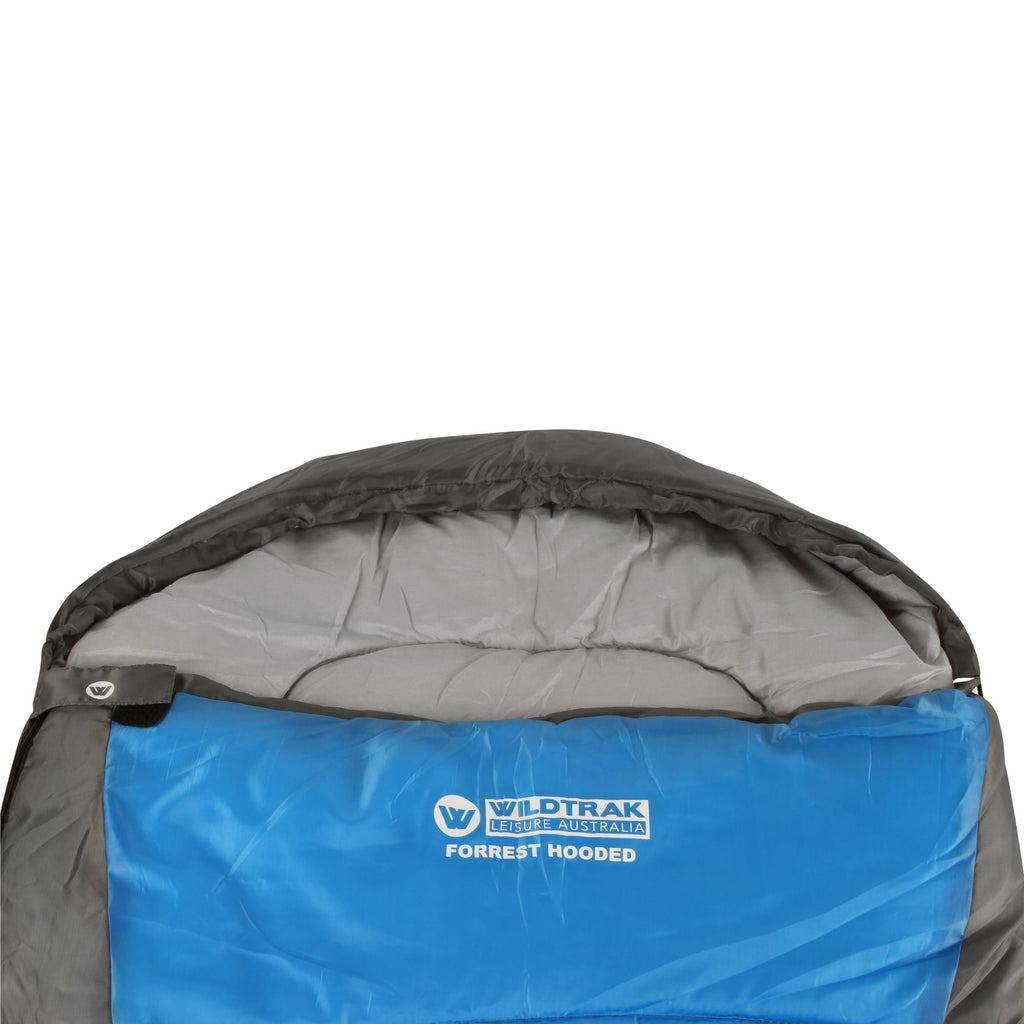 Wildtrak +5°C to +10°C Forrest Hooded Sleeping Bag, 75 x 230cm - view 3