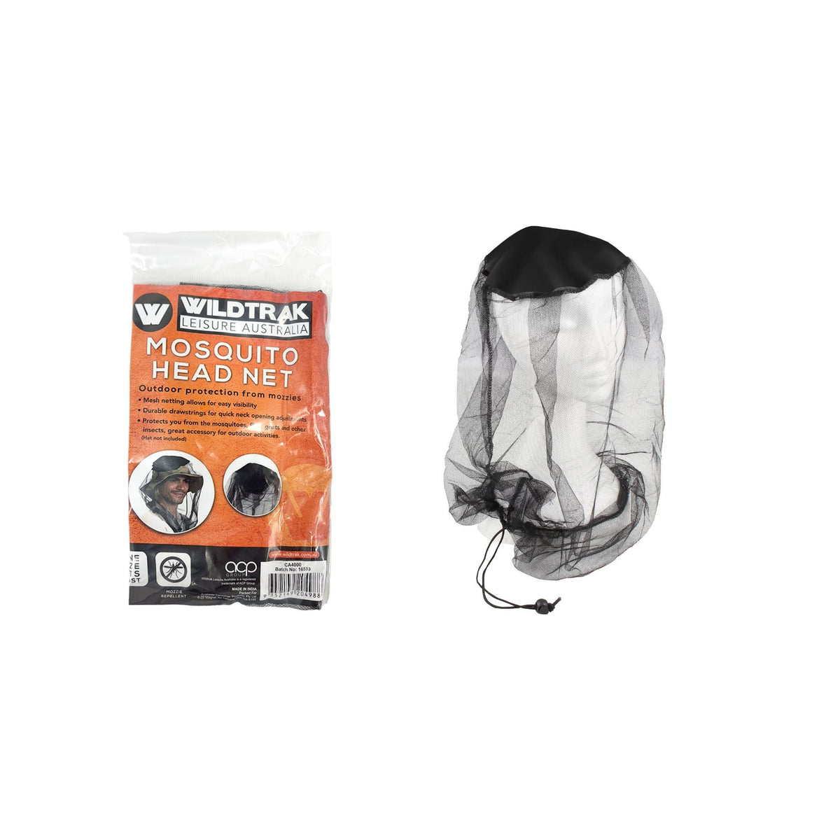 Wildtrak Deluxe Mosquito/fly Head Net with Drawstring - view 6