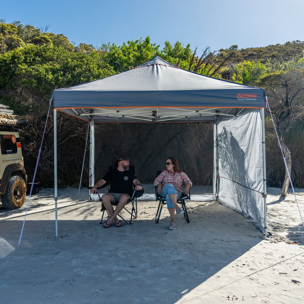 Wildtrak 3M Universal Gazebo Solid Side Wall with Pegs and Carry Bag - view 21