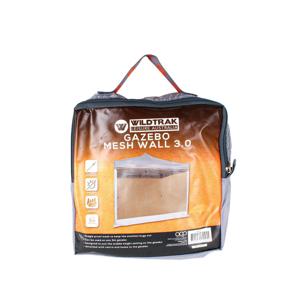 Wildtrak 3M Universal Gazebo Mesh Side Wall with Pegs & Carry Bag - view 2