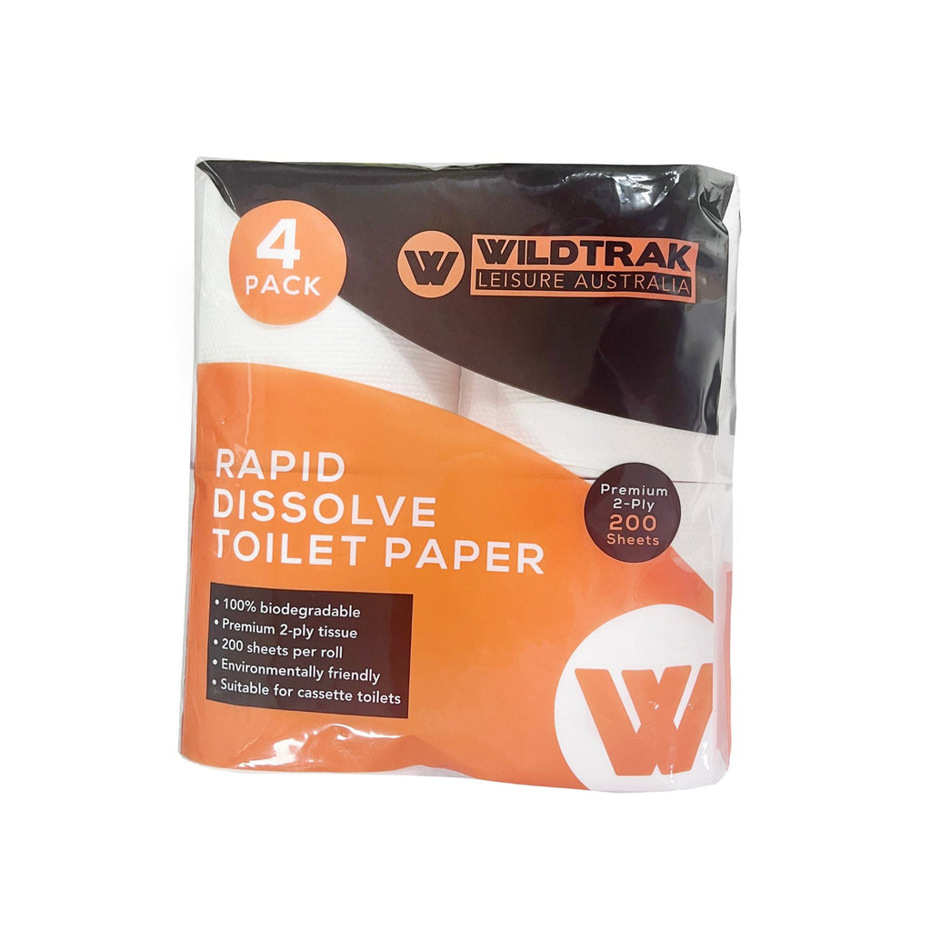 Wildtrak 4pk Rapid Dissolve Biodegradable 2-Ply Toilet Paper - view 5