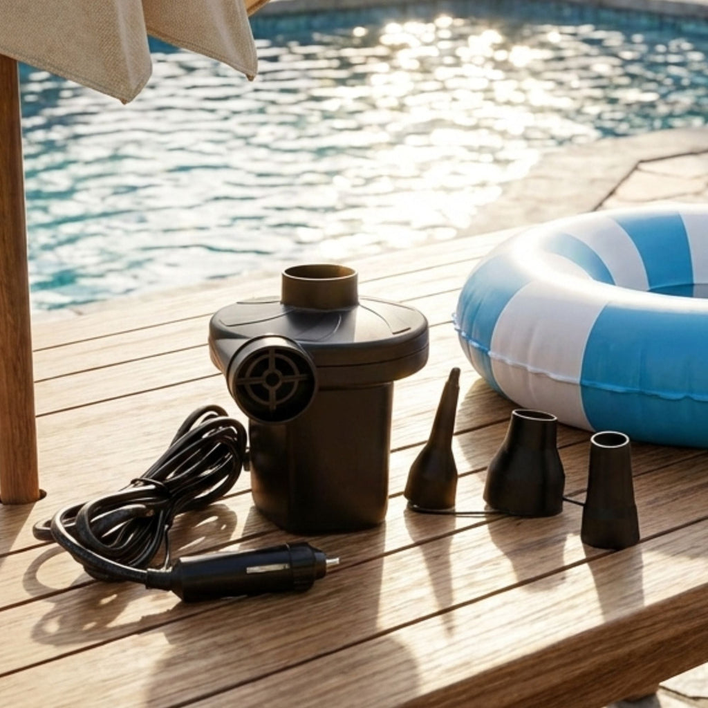 Wildtrak 12V Electic Air Pump with 3 Nozzles, Inflate and Deflate Function - view 4