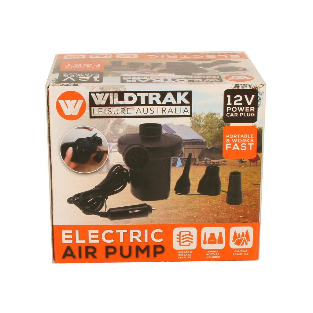 Wildtrak 12V Electic Air Pump with 3 Nozzles, Inflate and Deflate Function - view 5