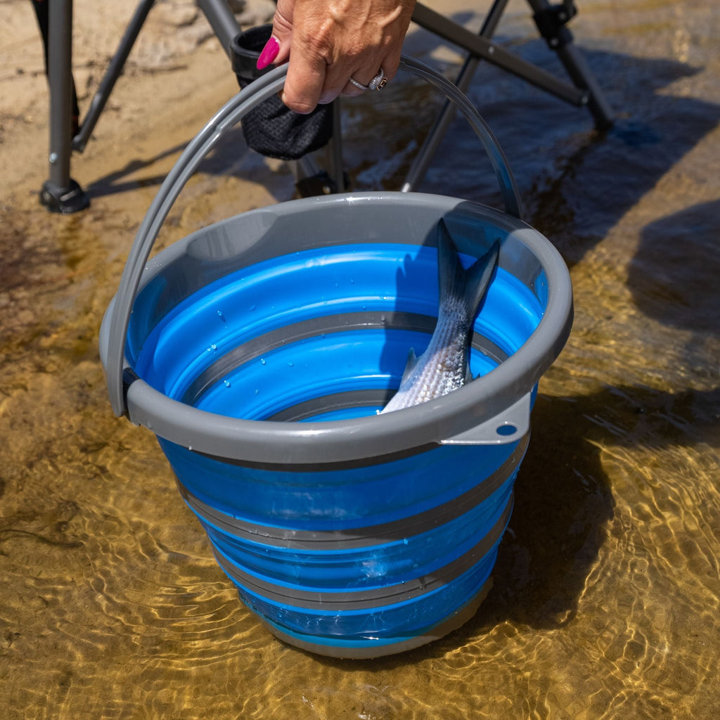 Wildtrak Collapsible 10 Litre Bucket with Handle 35x32x5.5cm - view 5