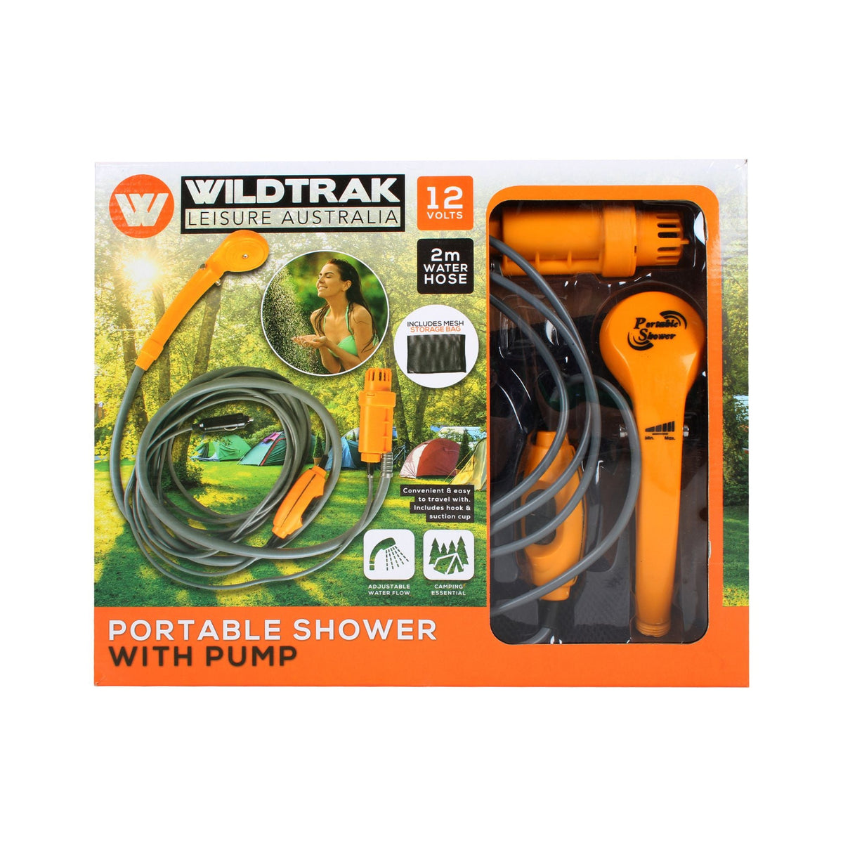 Wildtrak 12V Portable Camp Shower with Pump - view 9
