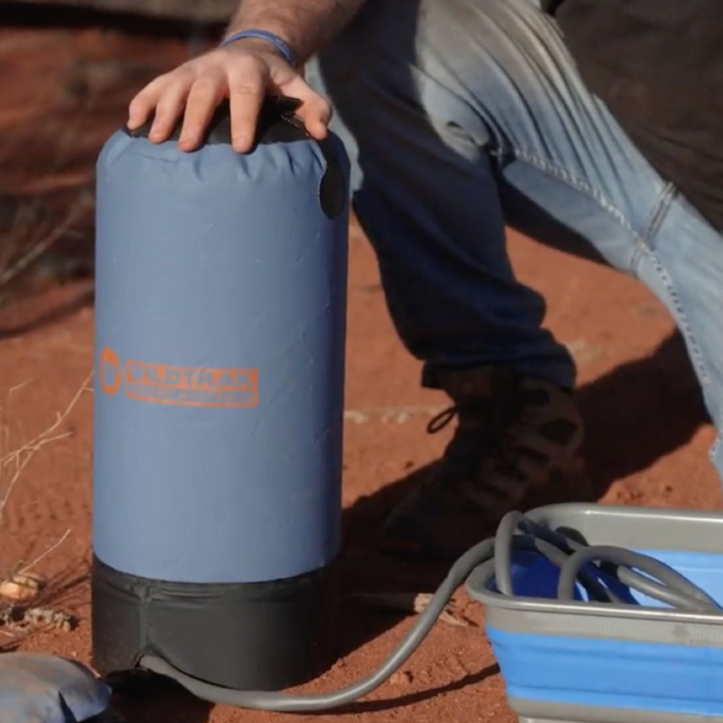 Wildtrak 15L Portable Shower with Foot Pump and Storage Bag - view 2