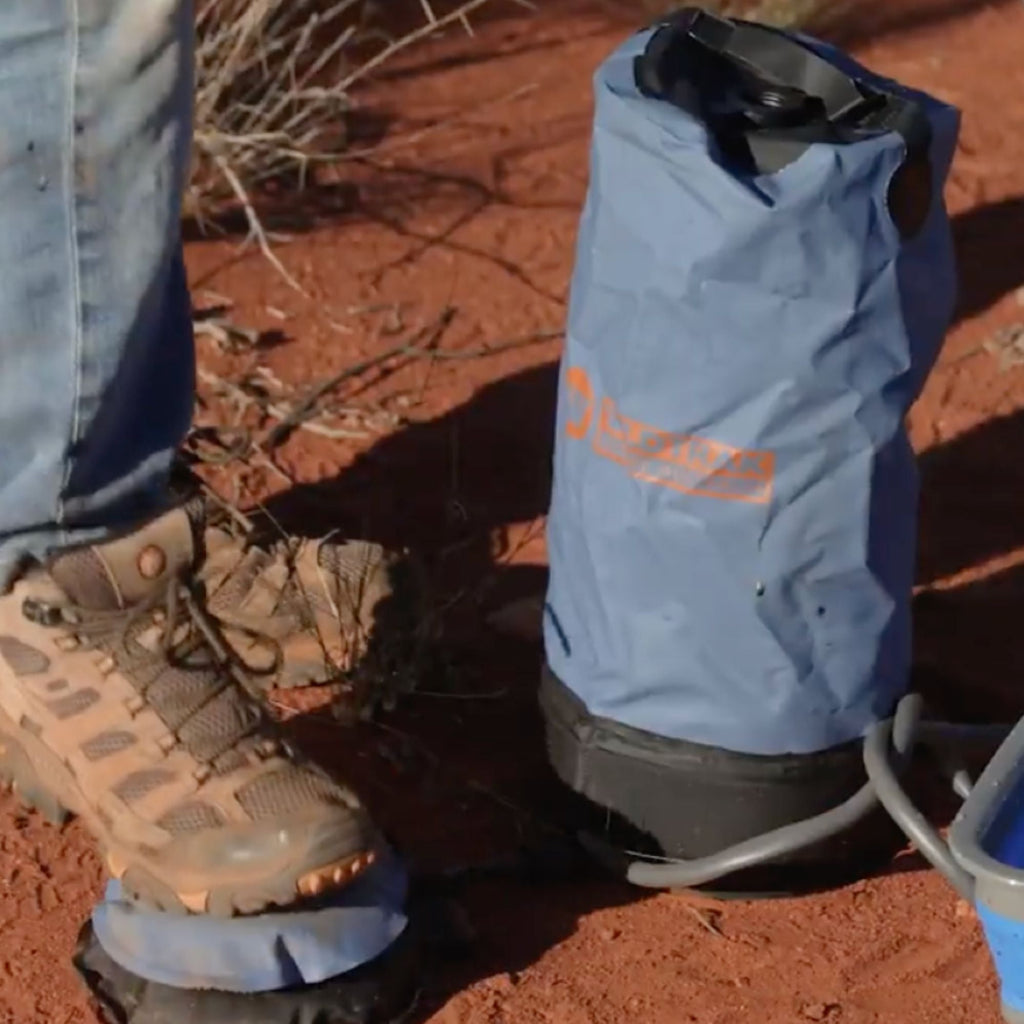 Wildtrak 15L Portable Shower with Foot Pump and Storage Bag - view 5