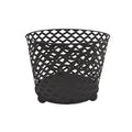 Ignite 38cm Black Steel Firepit/Planter/Wood Basket, Mesh Construction